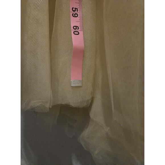 Jovani Gold Beaded Mermaid Prom Dress Size 2 V-Neck Sleeveless Long - Picture 7 of 16